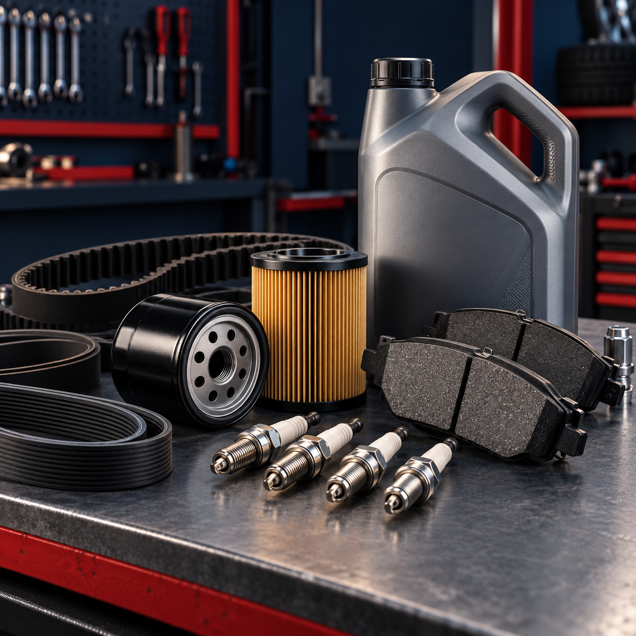 Lubricantes, filtros y piezas automotrices disponibles en Repuestos Fargas